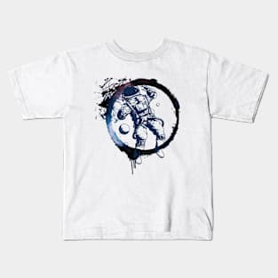 Multiverse Cool Abstract watercolor Gift design Kids T-Shirt